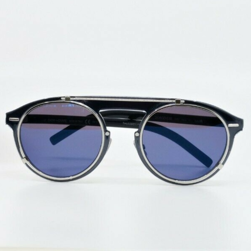 DIOR Genese OXZXT Round Blue & Silver - Picture 2 of 3